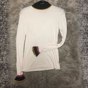 Zara Soft Mock Neck Shirt